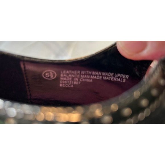 Women's Isaac Mizrahi Heels Size 5.5 Leather Suede Black 4 Inch Heel Satin Bow - Picture 6 of 9